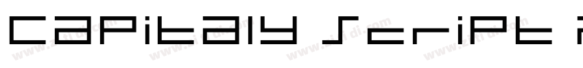 Capitaly Script PERS字体转换